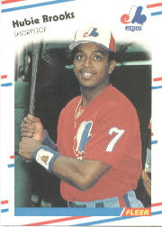 1988 Fleer Baseball Cards      179     Hubie Brooks